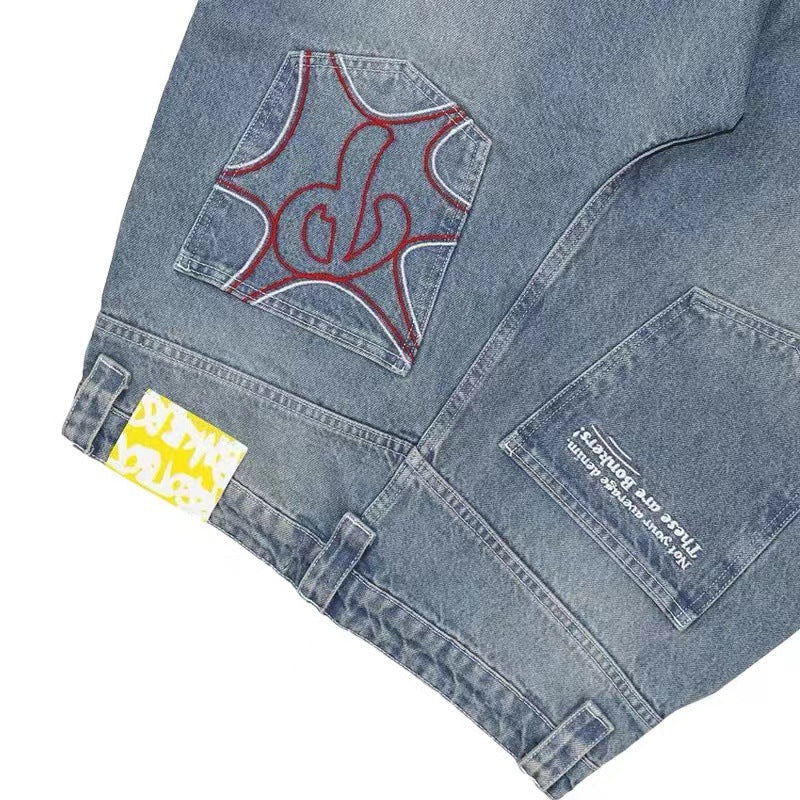 New Hip-hop Fashion Jeans For Men And Women My Store