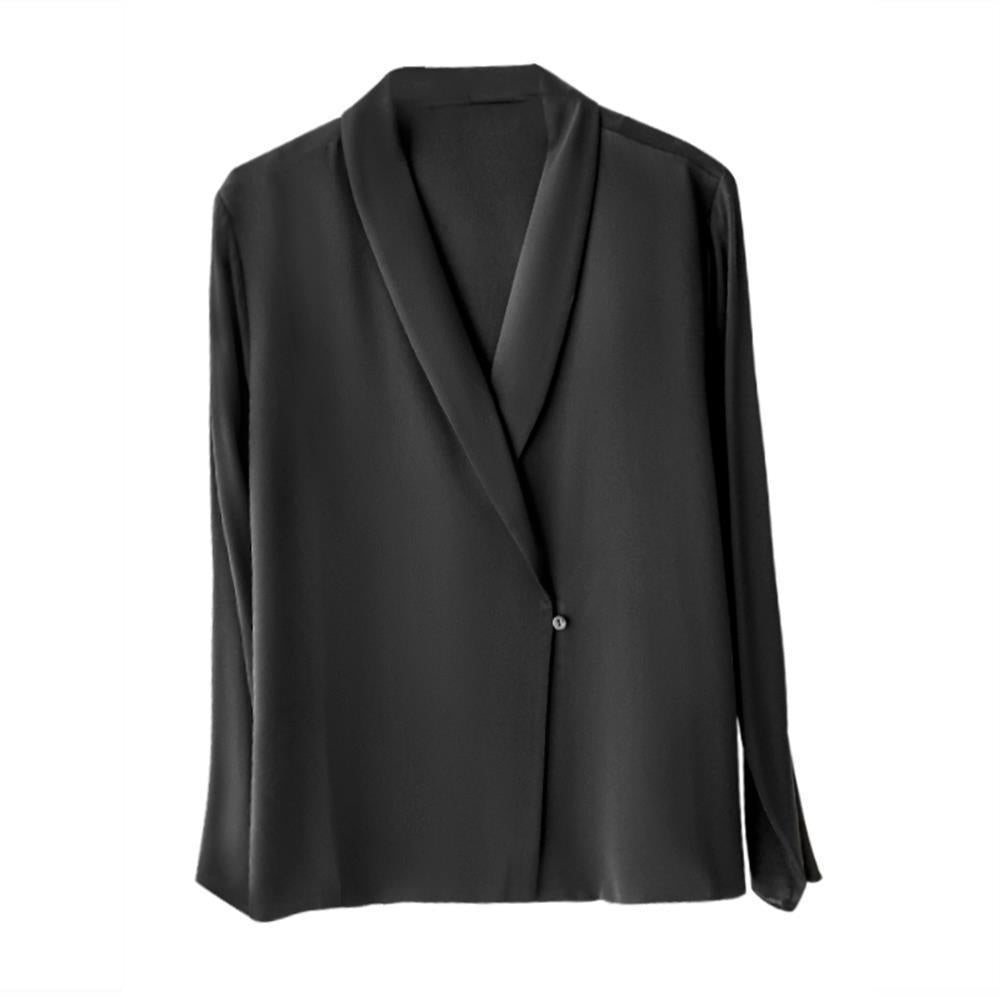 Long Sleeve Temperament Commute Suit Collar Professional Top My Store