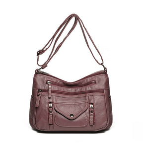 Fashion Women's Soft Leather Large Capacity Shoulder Bag My Store