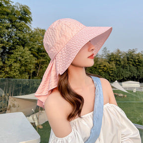 Ice Feeling Wide Brim Neck Protection Sun Protection Hat My Store