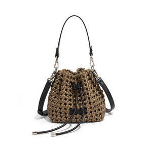 High-grade Windmill Knot Bucket Bag Hand-woven My Store