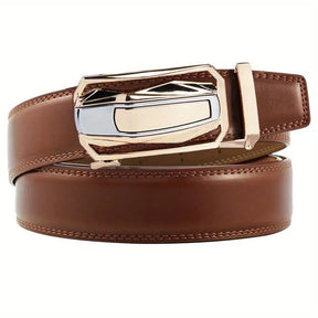 Men's Two-layer Cowhide Business Casual All-match Pants Belt My Store