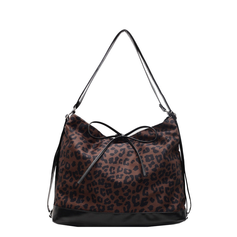 Leopard Print Personality Large Capacity Fashion Backpack Three-purpose My Store