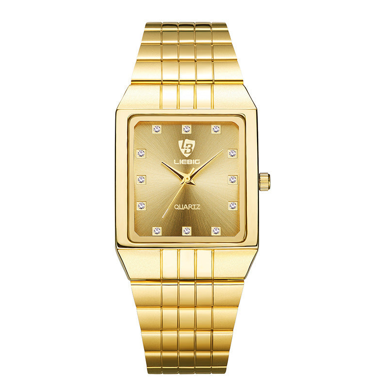 Luxury Gold Men's Quartz Watch Classic Diamond My Store