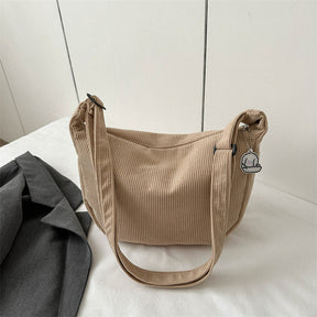 Corduroy Idle Style All-match Artistic One-shoulder Messenger Bag Student Casual Female Simple My Store