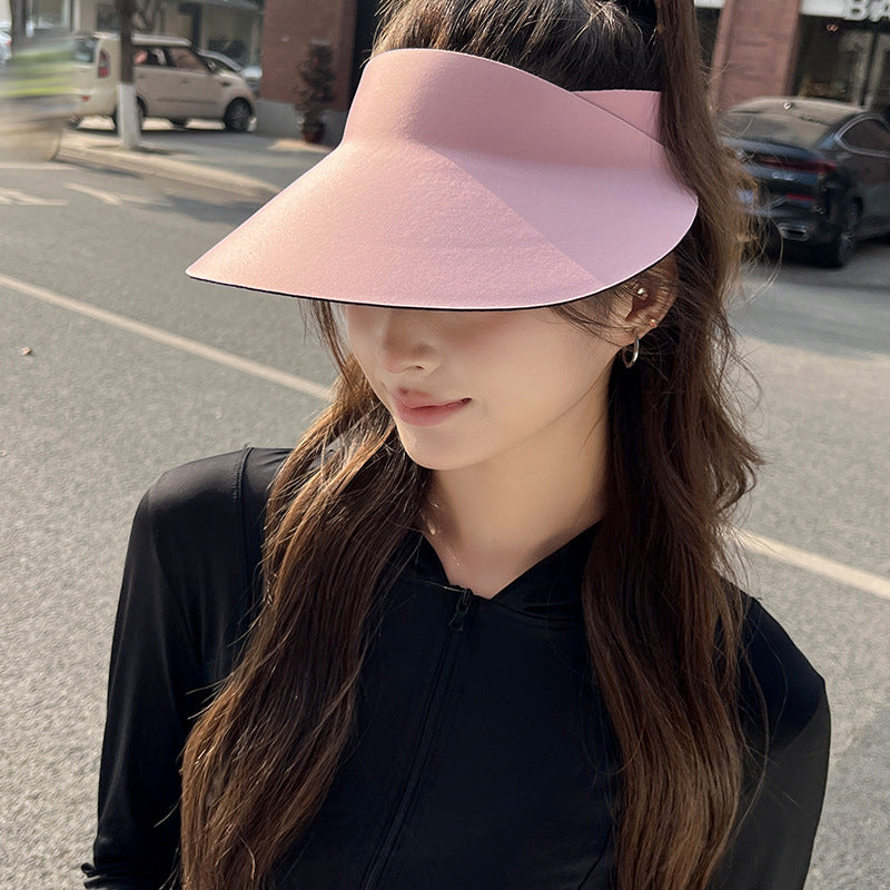 Seamless Integrated Air Top Sun Protection Hat Women My Store