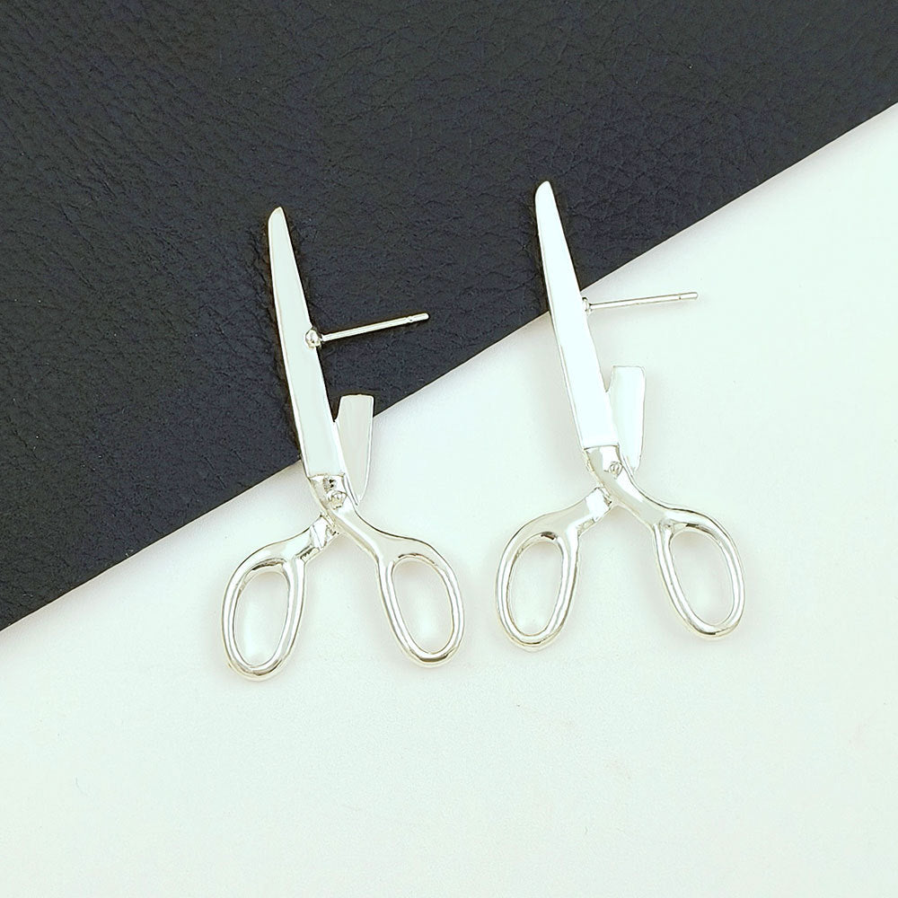 Retro Scissors Creative Personalized Ear Studs My Store