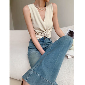 French Style Temperament Retro Washed Jeans For Women My Store