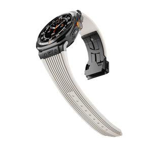 Silicone Alloy Head Grain Watch Strap My Store