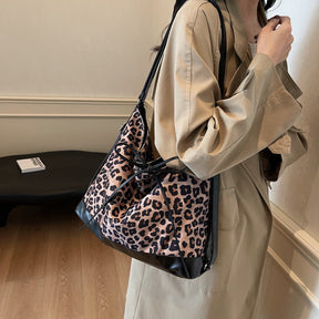 Leopard Print Personality Large Capacity Fashion Backpack Three-purpose My Store