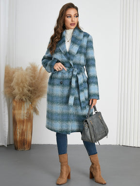 Winter Retro Slim Temperament Double Row Long-cut Coat My Store