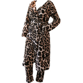 Winter Flannel Pajamas Women's Warm Thickened Robe My Store