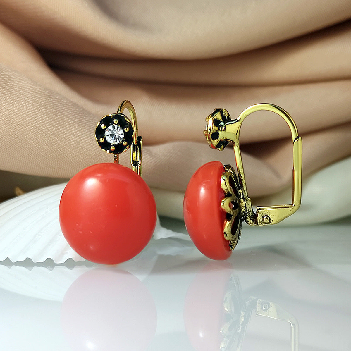 Retro Style Lantern Lady Geometric Earrings My Store