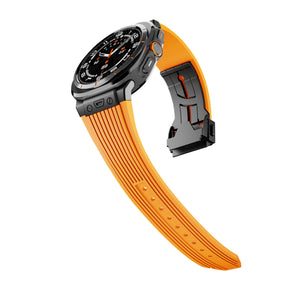 Silicone Alloy Head Grain Watch Strap My Store