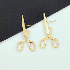 Retro Scissors Creative Personalized Ear Studs My Store