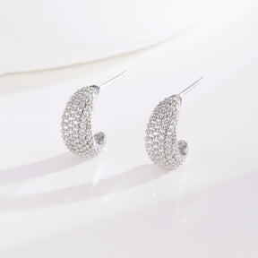 European And American Ins Style Diamond Stud Earrings Niche Design My Store