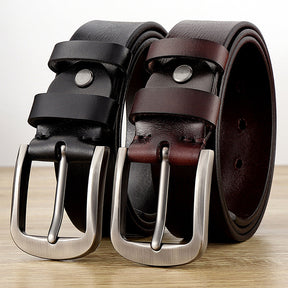 First Layer Cow Leather Belt Men My Store