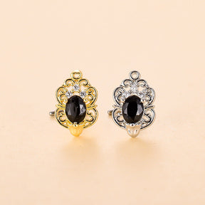 European And American Stainless Steel Heart Series Black Zircon Nose Stud My Store