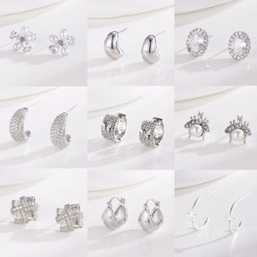 European And American Ins Style Diamond Stud Earrings Niche Design My Store