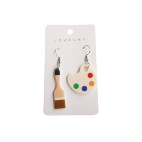 Acrylic Teacher's Day Brush Palette Earrings My Store