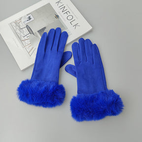 Thermal Touch Screen Fleece-lined Thick Suede Gloves My Store