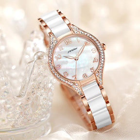 Diamond Steel Strap Waterproof Quartz Watch My Store