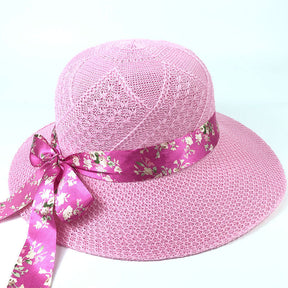 Women's Big Brim Bowknot All-Match Hat My Store