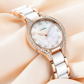 Diamond Steel Strap Waterproof Quartz Watch My Store