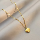 Clavicle Chain Geometric Heart-shaped Accessories Light Luxury Temperament Simple My Store