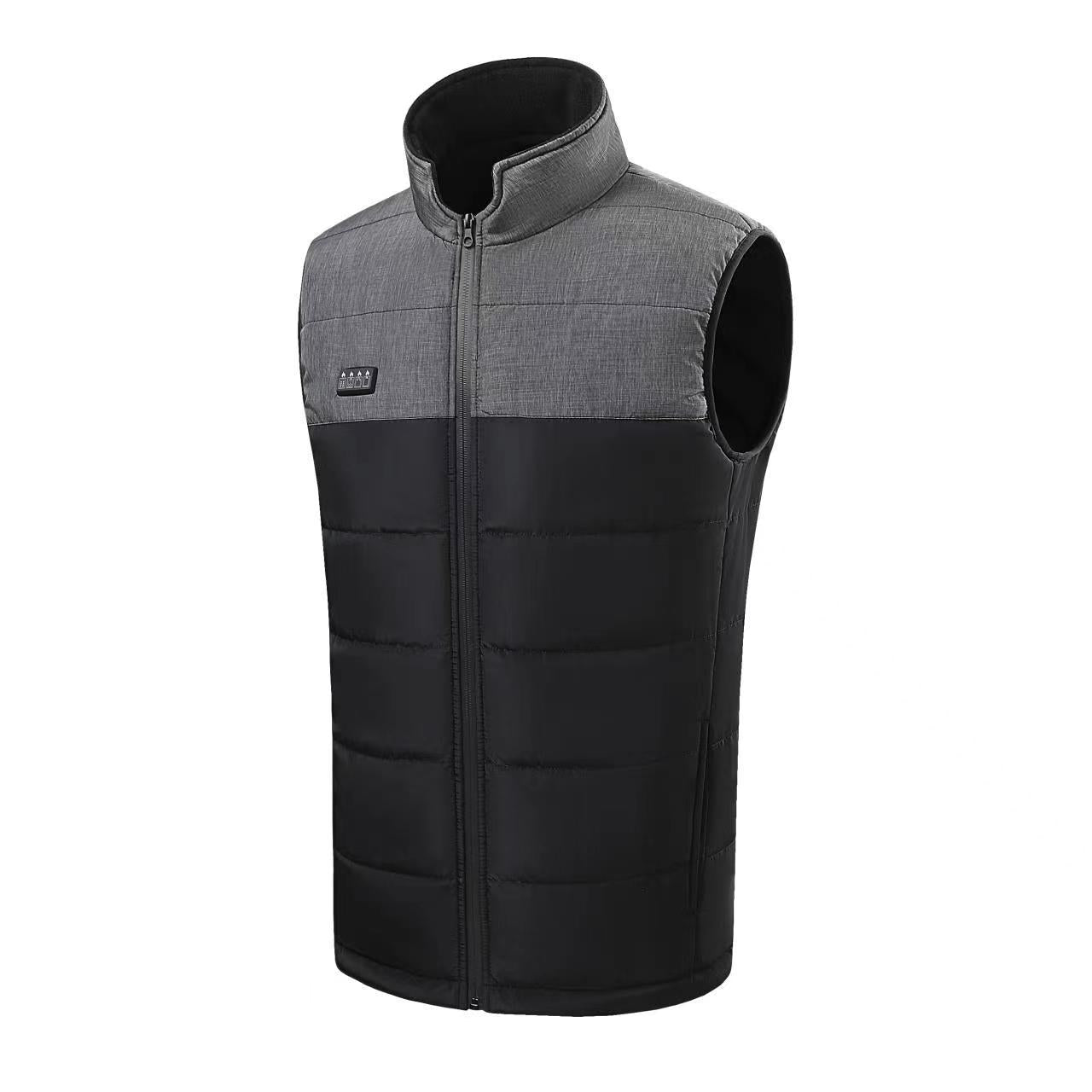 Color Matching Four-control Zone 21 Self-heating Vest V-neck My Store