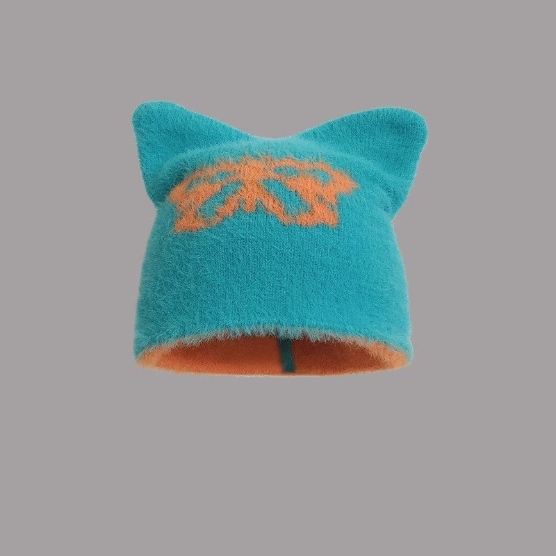 Wool Fashion Sweet And Spicy Cat Ears Warm Hat My Store