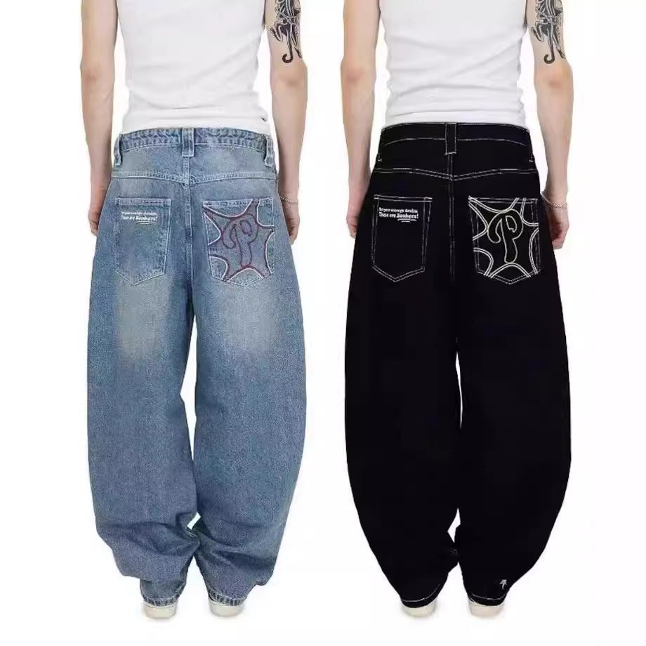 New Hip-hop Fashion Jeans For Men And Women My Store