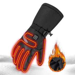 Sheepskin Electric Heating Gloves Motorcycle Thermal Smart Touch Screen Outdoor Skiing My Store