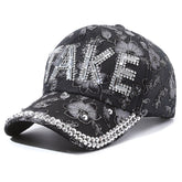 Rhinestone TAKE Women's Baseball Cap Summer Lightweight Breathable My Store