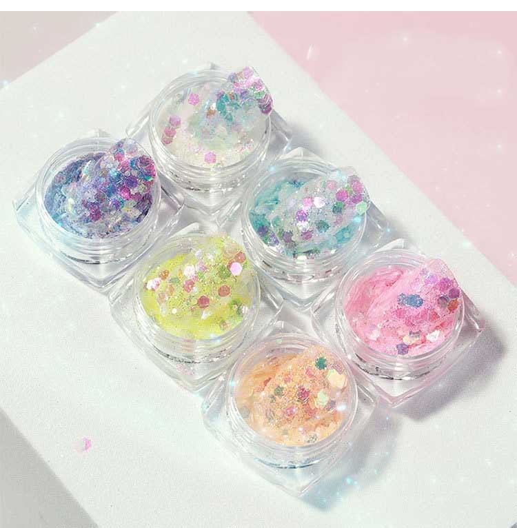 Nail Art Luminous Symphony Glitter Sequin Set My Store