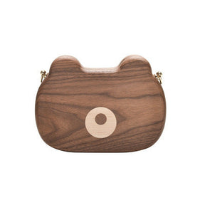 Log Creative Trendy Personalized Solid Wood Shoulder Crossbody Bag My Store