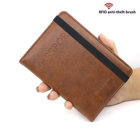 RFID Passport Holder Multi-function Passport Cover SIM Card My Store