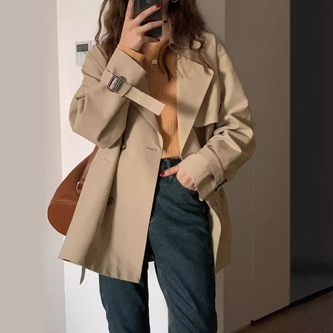 Early Spring Autumn New Trench Coat Coat Women's Short My Store