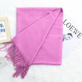 Annual Meeting Warm Cashmere Tassel Scarf My Store