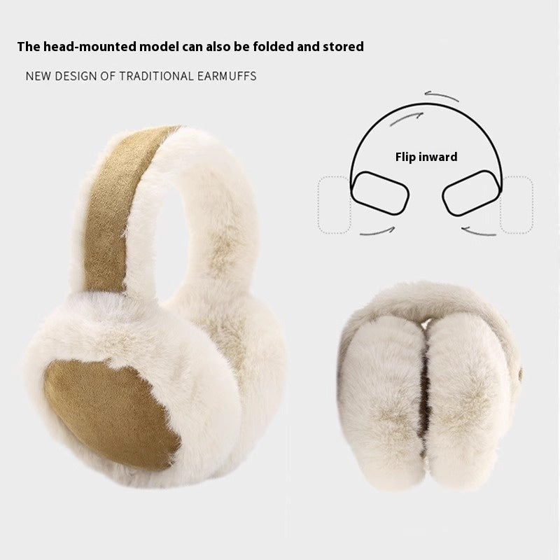 Cute Warm Plush Earmuff Scarf Gloves My Store