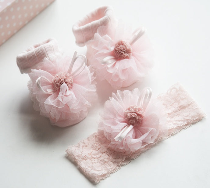 Baby Headband Socks Set Accessories My Store