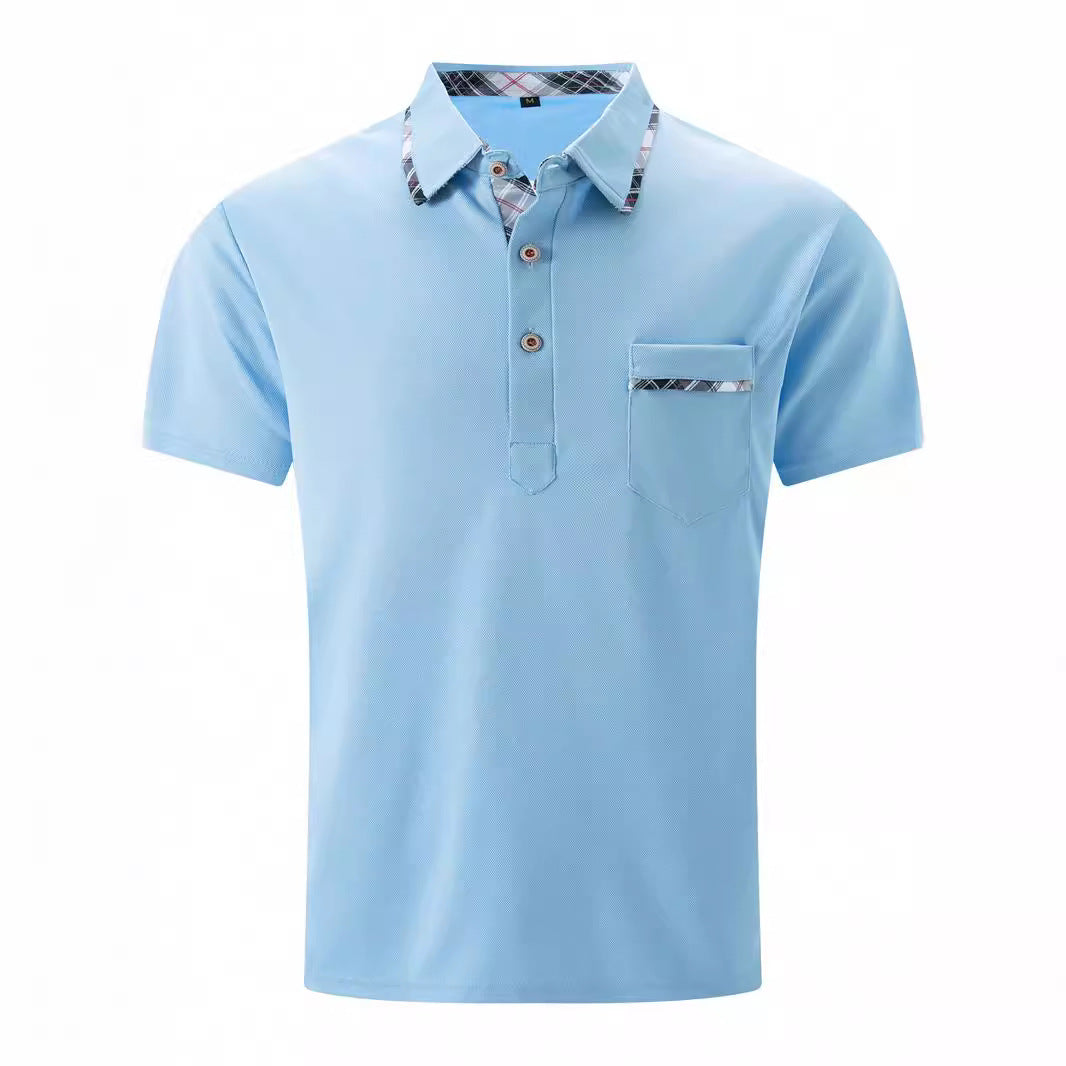 European And American Lapel T-shirt Polo Shirt My Store