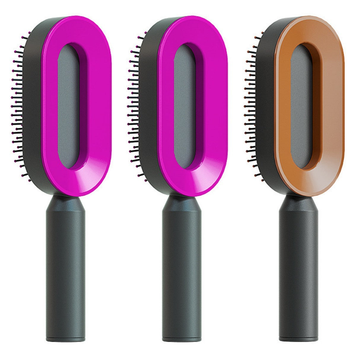 Self Cleaning Hair Brush For Women One-key Cleaning Hair Loss Airbag Massage Scalp Comb Anti-Static Hairbrush My Store