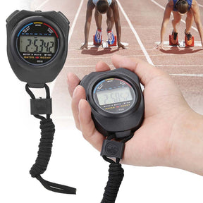 2 PCS Sports Stopwatch Timer, Multifunctional Digital LCD Handheld Stopwatch for Racing/Running My Store