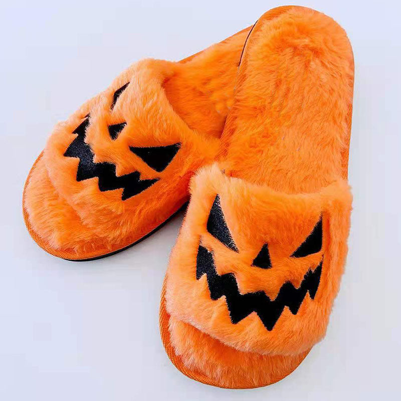 Halloween Shoes Winter Cute Warm Home Slippers Women My Store