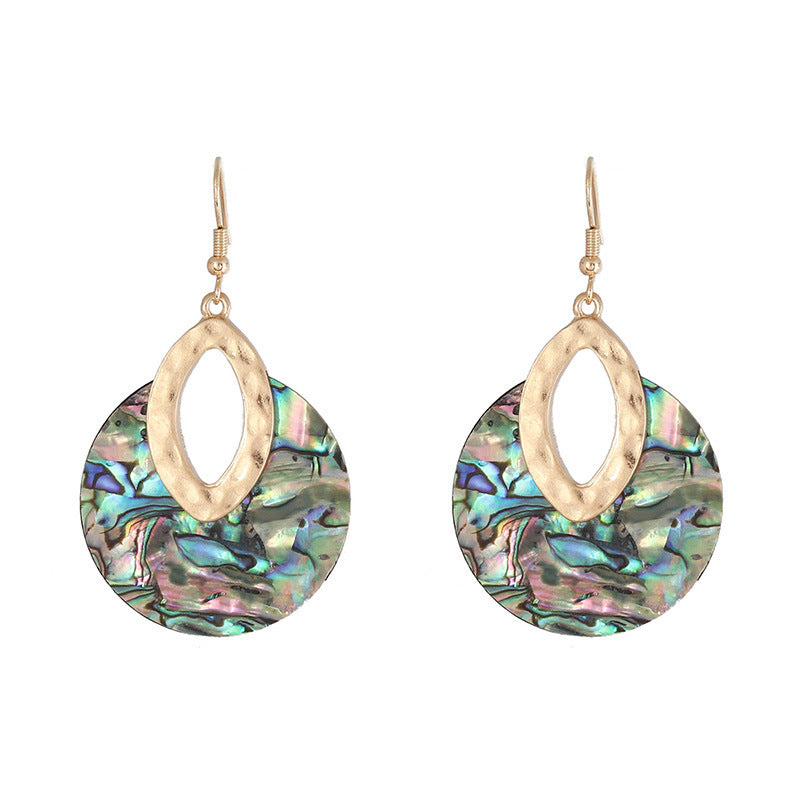 Personalized Retro Abalone Shell Exquisite Earrings My Store