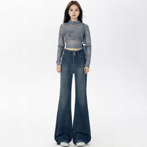 American Retro Loose Straight Wide Leg Jeans My Store