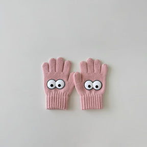 Warm Wool Knitted Five-finger Baby Gloves My Store