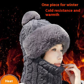 Pullover Hat Scarf Integrated All-match Electric Car Cycling Warm Artifact Windproof Neck Protection My Store