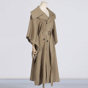 Cape Trench Coat For Women Fall Long My Store